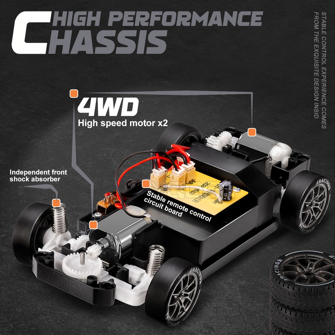 Ultimate Drift Racer 1:24 – samochód RC z podświetlanymi kołami