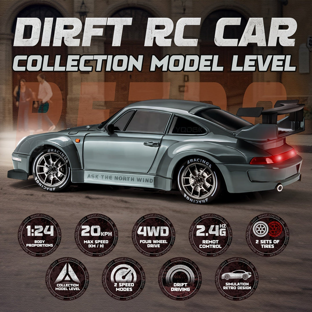 Ultimate Drift Racer 1:24 – samochód RC z podświetlanymi kołami