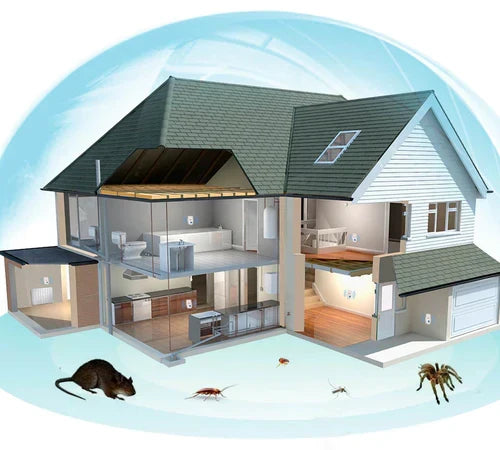 EcoShield ultradźwiękowy odstraszacz szkodników | Ochrona bez chemikaliów przed owadami i gryzoniami