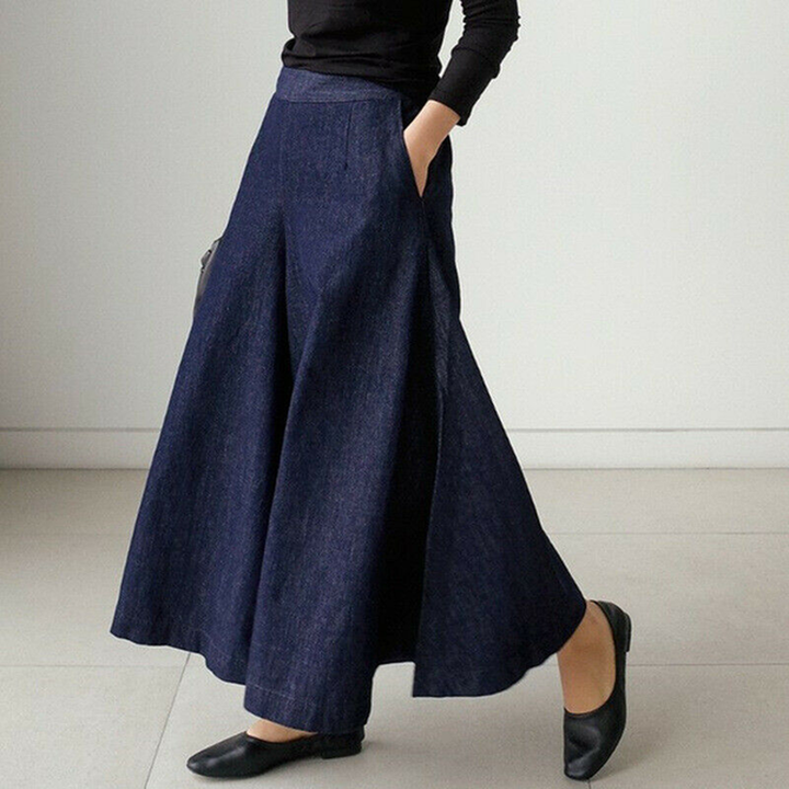Spodnie damskie z szerokimi nogawkami – Ingebord Relaxed Pants