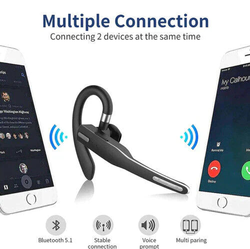 Bezprzewodowy zestaw słuchawkowy Bluetooth 5.1 z podwójnym mikrofonem – RoadMic Pro