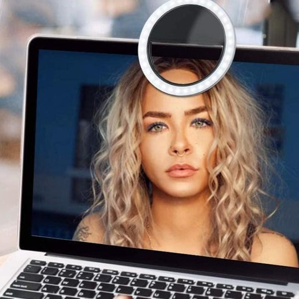 Przenośna lampa pierścieniowa do selfie - GlowSnap
