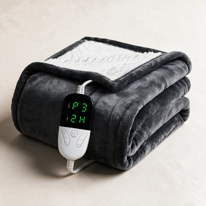 Elektryczny koc sherpa z 6 poziomami i timerem