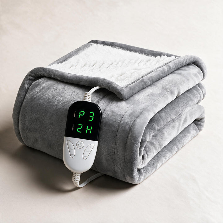 Elektryczny koc sherpa z 6 poziomami i timerem