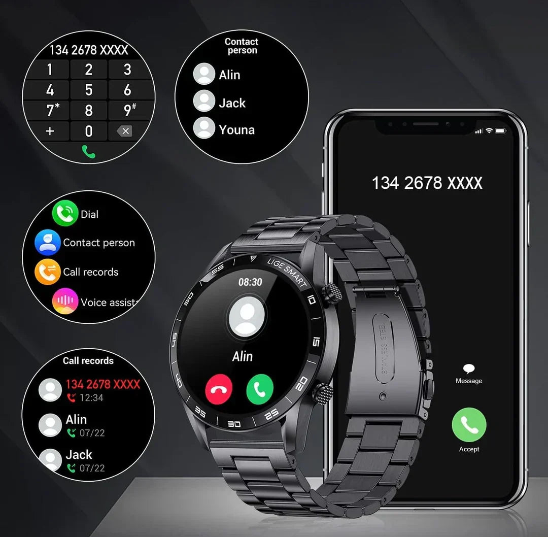 Luksusowy smartwatch męski - Axel