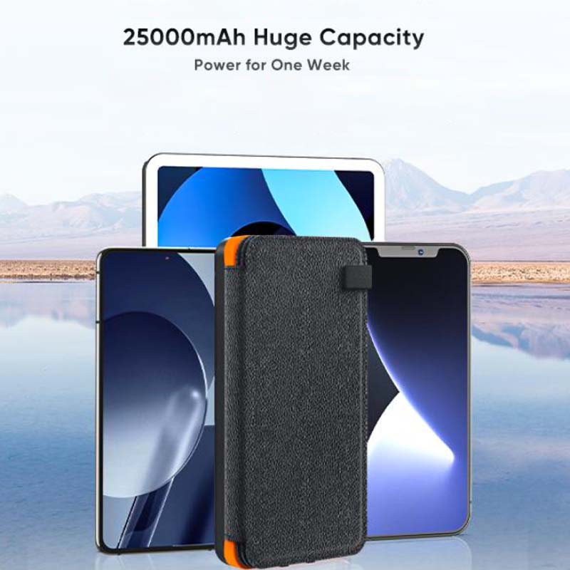 Solarny powerbank z 4 panelami i 3 wyjściami USB – SunCore