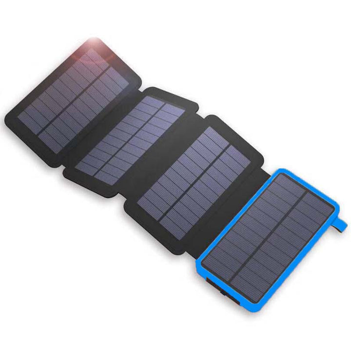 Solarny powerbank z 4 panelami i 3 wyjściami USB – SunCore