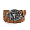 Pasek vintage w stylu Western Cowboy