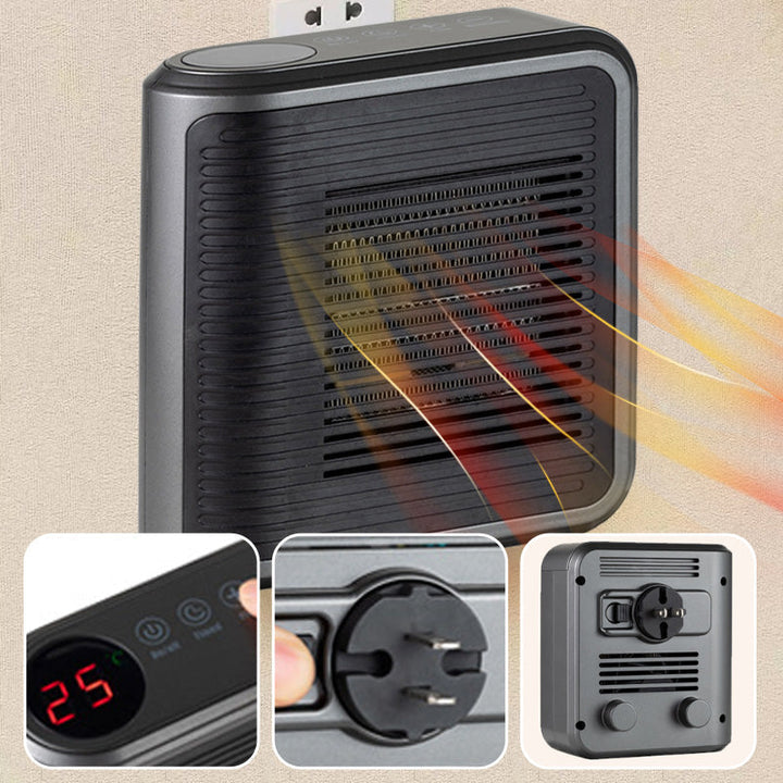 Grzejnik wtykowy 800 W z termostatem i timerem