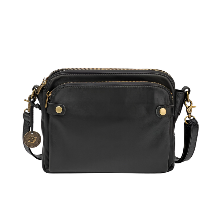 Elegancka torebka crossbody ze skóry - wyrafinowanie i przestrzeń