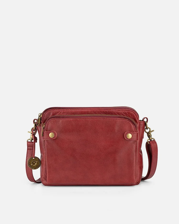 Elegancka torebka crossbody ze skóry - wyrafinowanie i przestrzeń
