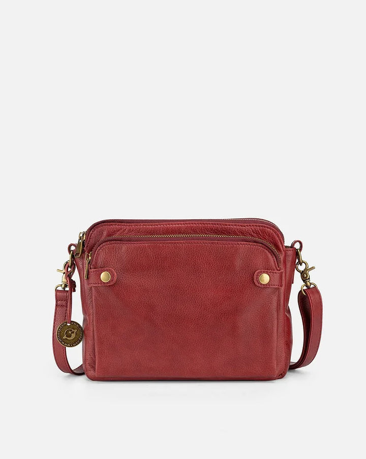 Elegancka torebka crossbody ze skóry - wyrafinowanie i przestrzeń