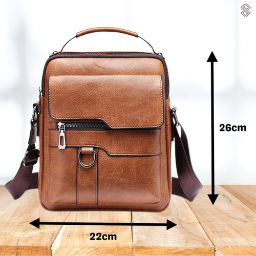 Luksusowa skórzana torba na ramię | elegancki i funkcjonalny design