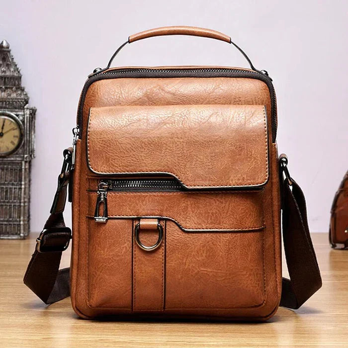 Luksusowa skórzana torba na ramię | elegancki i funkcjonalny design