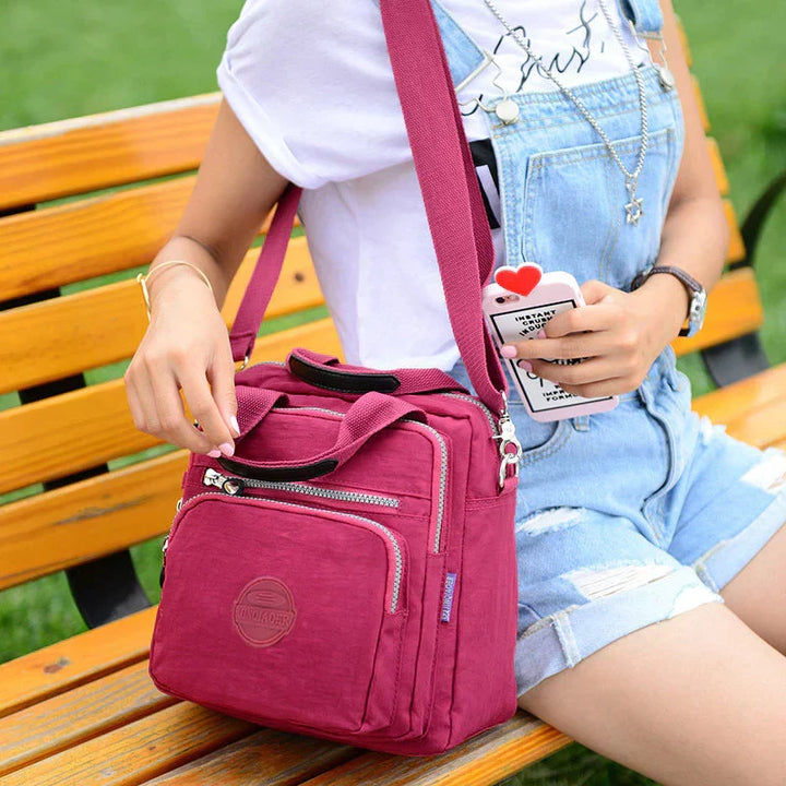 Wodoodporny Plecak Nylonowy | Wielowarstwowy | Elegancki Design
