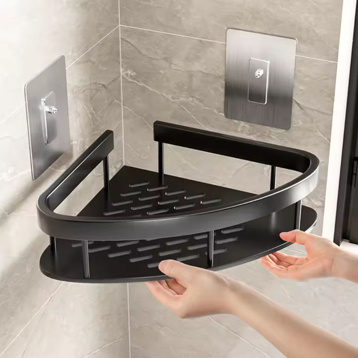 Półka Prysznicowa z Aluminium - Samoprzylepna | Nierdzewna | Elegancka