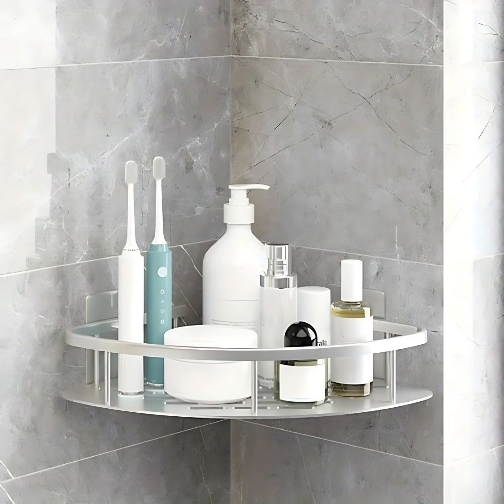Półka Prysznicowa z Aluminium - Samoprzylepna | Nierdzewna | Elegancka