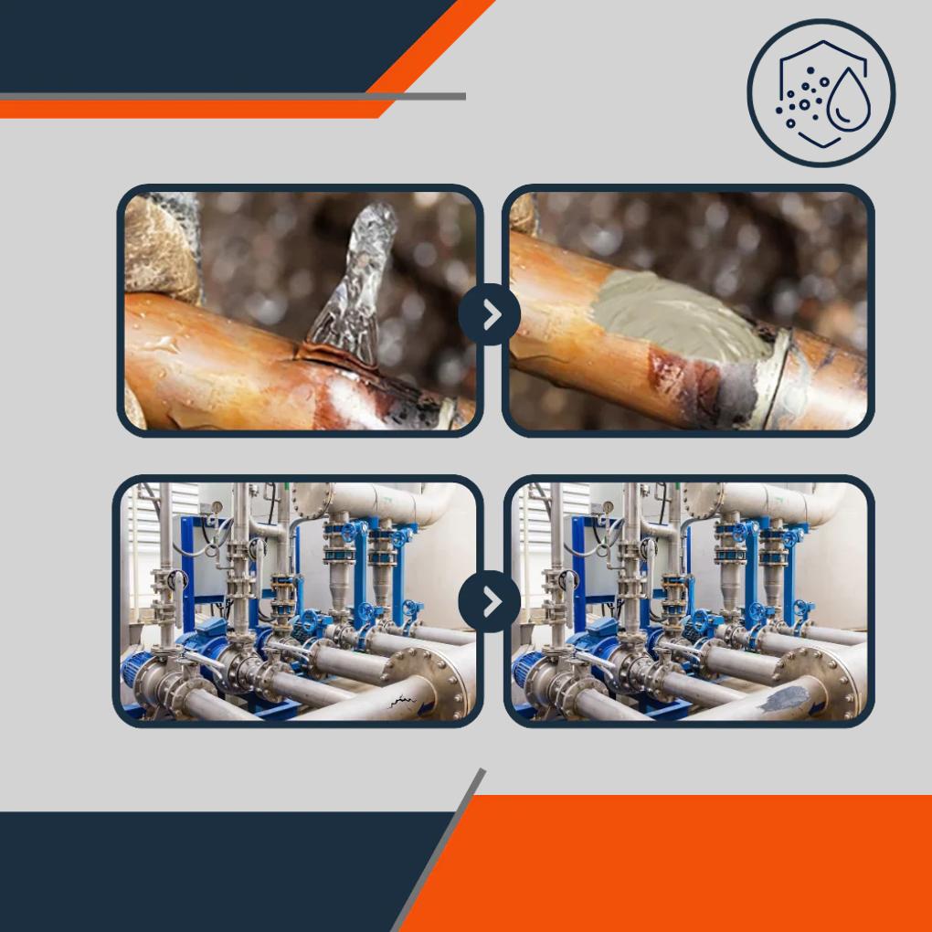 Metalowy klej naprawczy 50g – Wodoodporna formuła do łączenia
