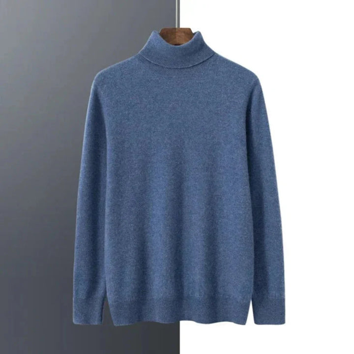Sweter męski z golfem