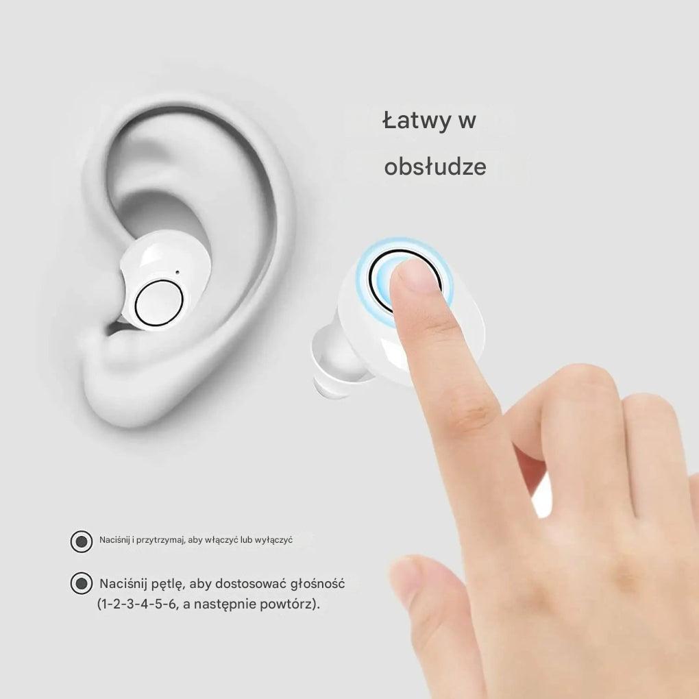Aparaty słuchowe Bluetooth z kontrolą za pomocą aplikacji