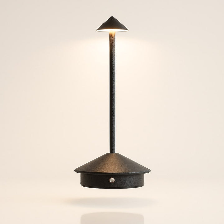 Lampa stołowa na baterie | Bezprzewodowa lampa stołowa | Ściemnialna lampa dotykowa | Lunelle
