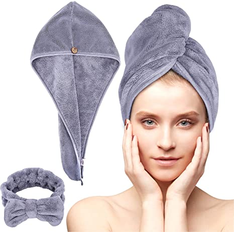 Magic WrapCap | Szybkoschnący ręcznik z mikrofibry na włosy