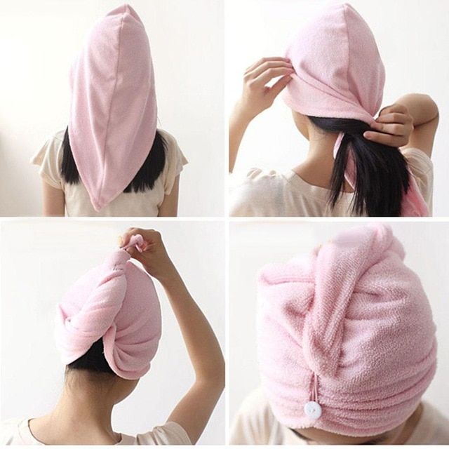 Magic WrapCap | Szybkoschnący ręcznik z mikrofibry na włosy