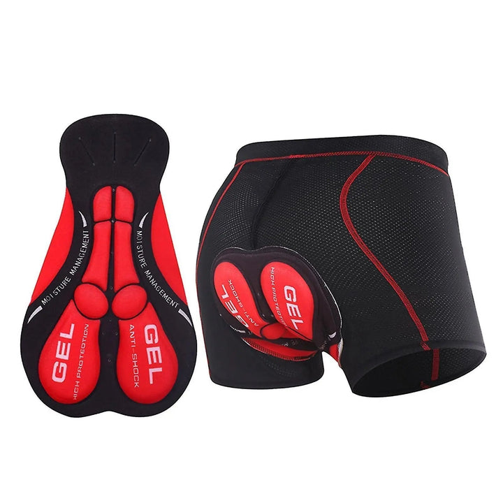 Spodnie rowerowe z żelową wyściółką - Wygodne - Odzież rowerowa unisex
