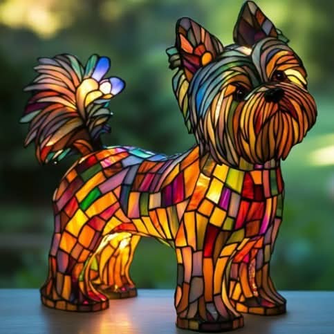 Lunaro - Artystyczna lampka nocna LED z rasami psów do dekoracji wnętrz