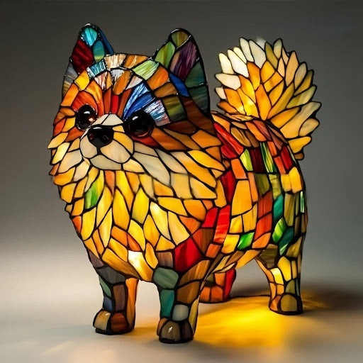 Lunaro - Artystyczna lampka nocna LED z rasami psów do dekoracji wnętrz