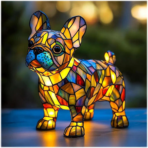Lunaro - Artystyczna lampka nocna LED z rasami psów do dekoracji wnętrz