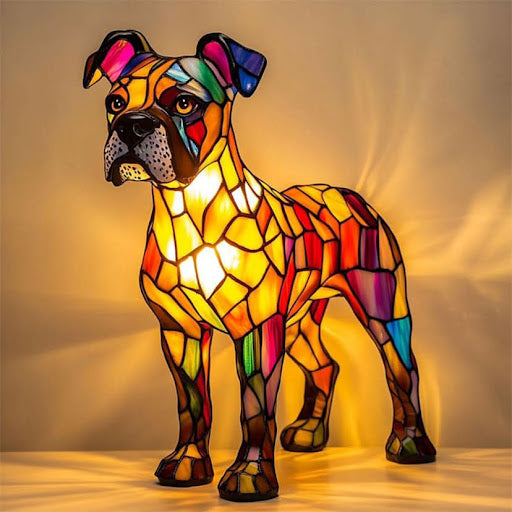 Lunaro - Artystyczna lampka nocna LED z rasami psów do dekoracji wnętrz