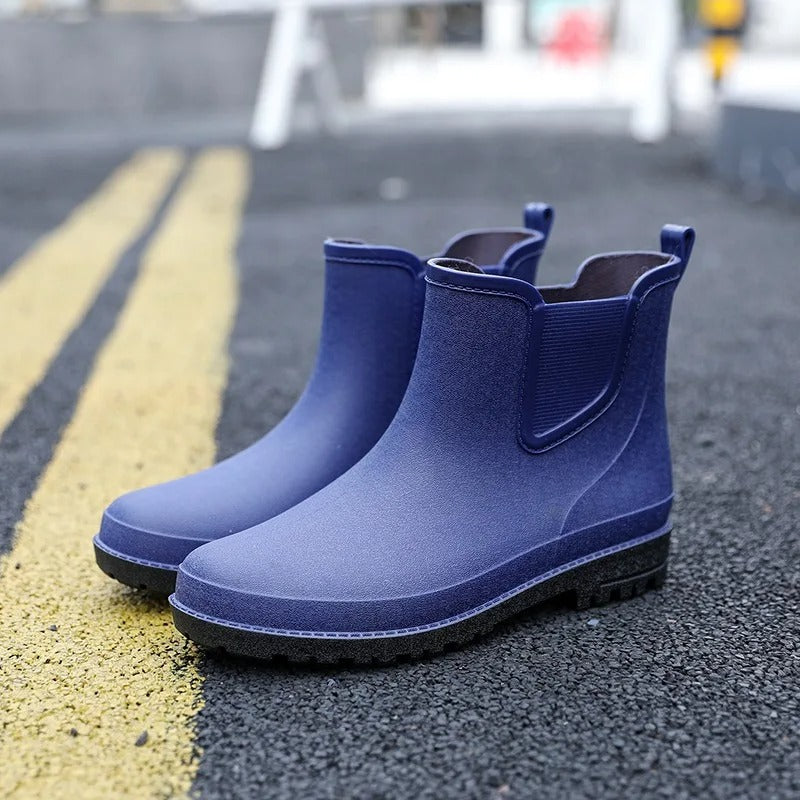 Luksusowe wodoszczelne półwysokie kalosze męskie - Lucas Rain Walk