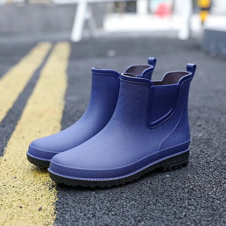Luksusowe wodoszczelne półwysokie kalosze męskie - Lucas Rain Walk