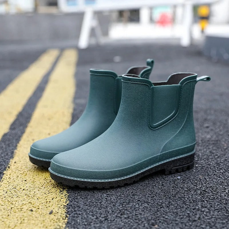 Luksusowe wodoszczelne półwysokie kalosze męskie - Lucas Rain Walk