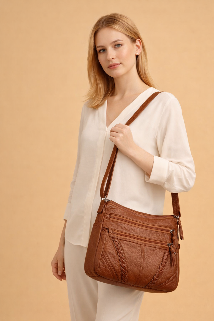 Elegancka damska torba ze skóry naturalnej o stylowym designie