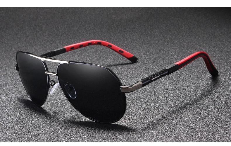 Stylowe męskie okulary przeciwsłoneczne z filtrem UV400 – Lennart