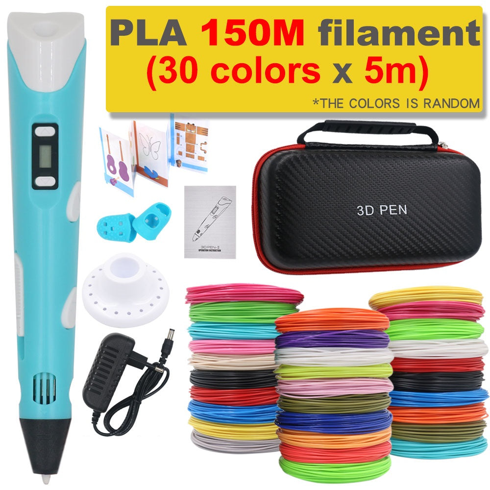 Długopis do druku 3D DIY z 200m filamentu PLA - prezent dla dzieci