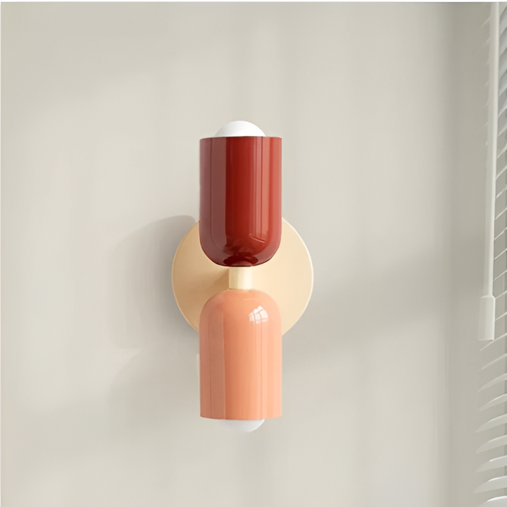 Dwustronna Lampa Ścienna LED w Skandynawskim Designie - Nowoczesne Oświetlenie do Domu