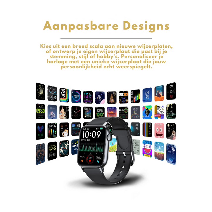Smartwatch WellnessPro - Zdrowie | Wodoodporny