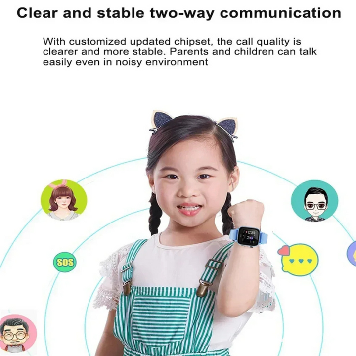 Wodoodporny zegarek GPS dla dzieci - Bezpieczny i stylowy