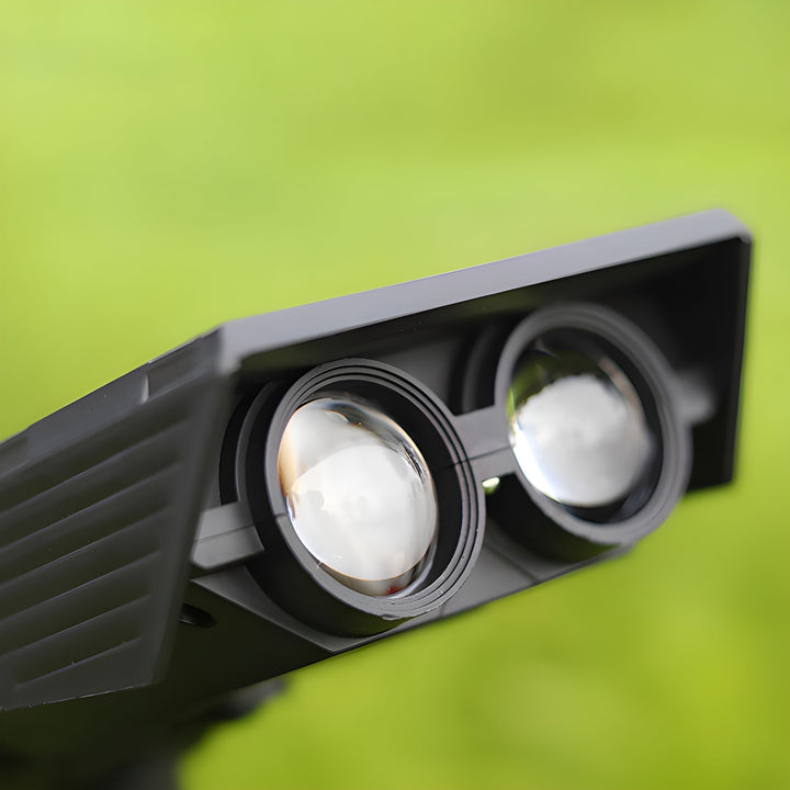 Solarny reflektor zewnętrzny z regulowaną głowicą do ogrodu