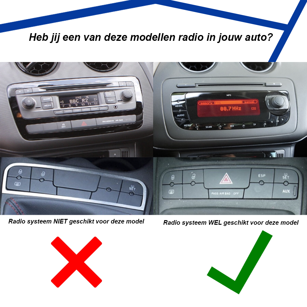 Seat Ibiza 6j | CarPlay & Android Auto | 7 cali | 2009-2013