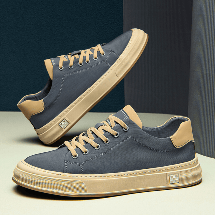 Męskie Sneakersy Niskie Oddychające Lekkie z Amortyzowaną Wkładką