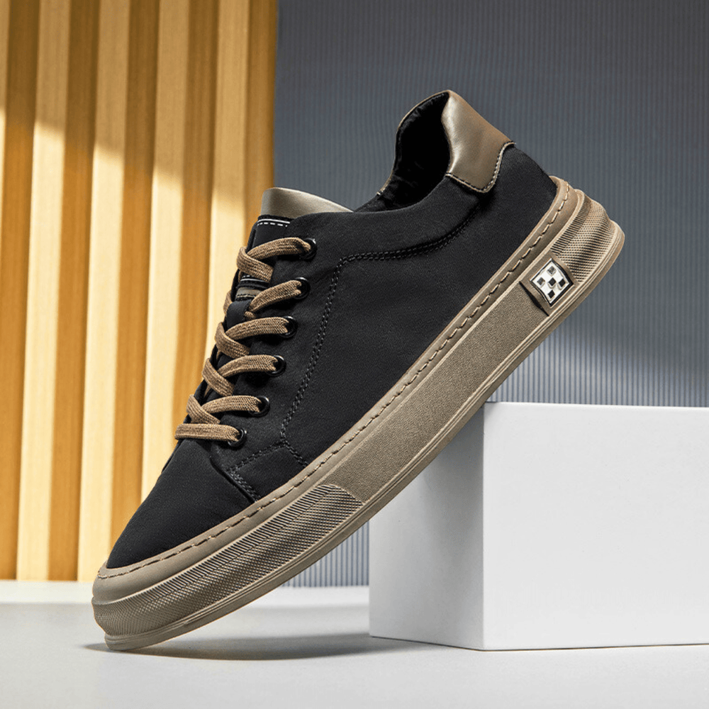 Męskie Sneakersy Niskie Oddychające Lekkie z Amortyzowaną Wkładką