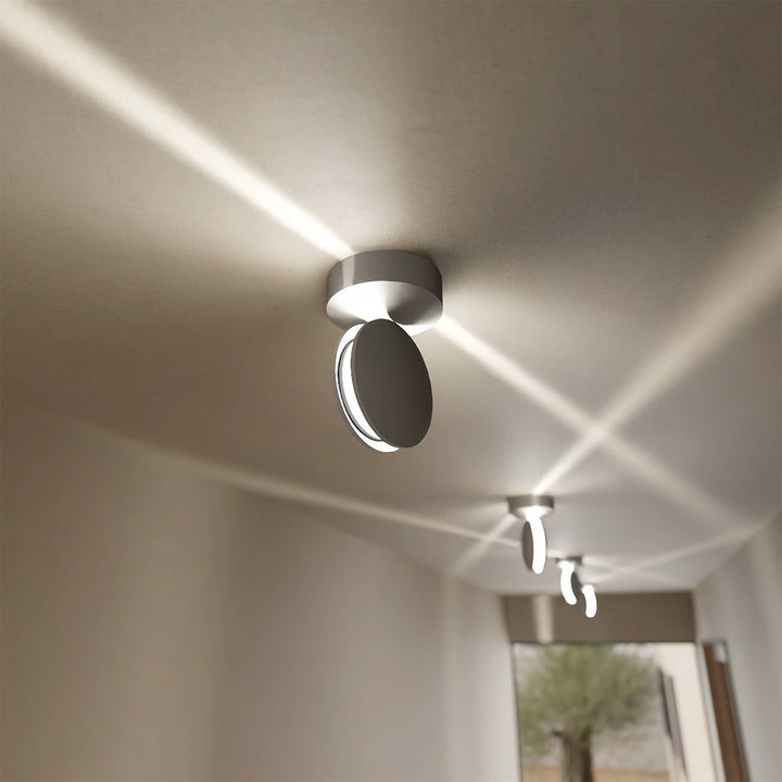 Kinkiet LED z funkcją spot | Głowica obracana o 360° | kwadratowy snop światła